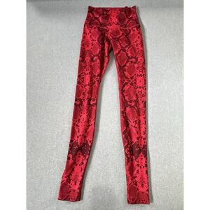 Lululemon Wunder Under High Rise Luon Ziggy Snake Red Tide 31”Inseam Size 4